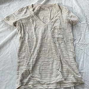 Madewell Striped 100% Cotton Tee XS